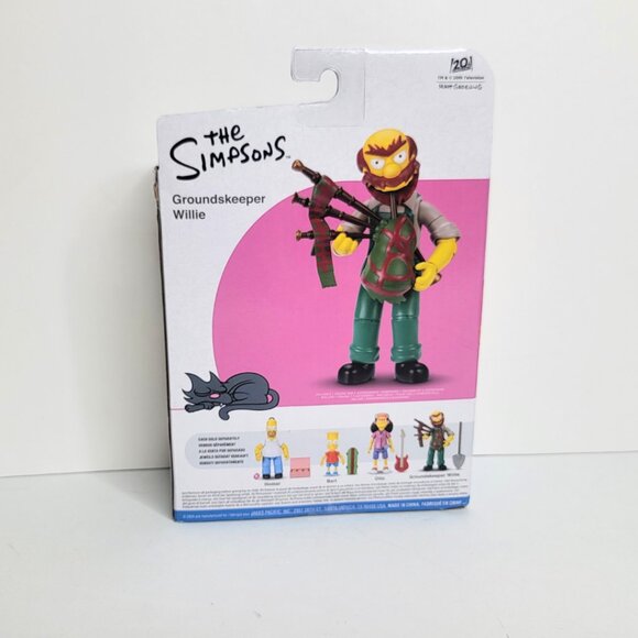 Groundskeeper Willie The Simpsons Jakks 5 in Action Figure - NEW SEALED BOX - Picture 5 of 14